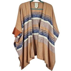 Anthropologie Elevenses Shoreline Kimono Cardigan Sz S Oversized Scandi Boho